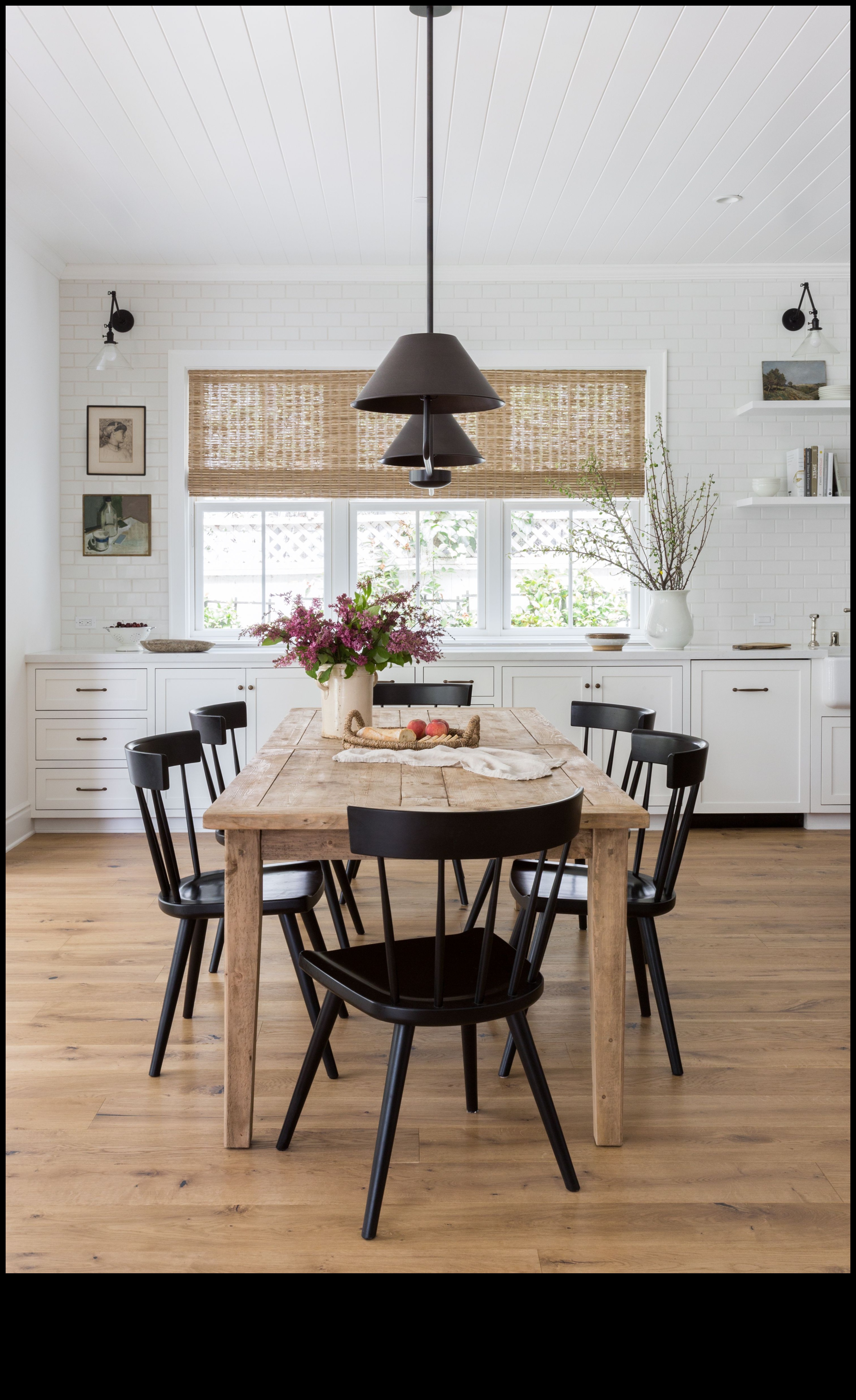 Kā noformēt Urban Farmhouse ēdamistabu ar lauku mājas dekoru idejām?