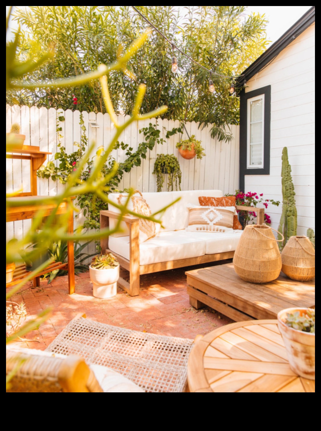 Kā izveidot stilīgu, bet funkcionālu āra ēdamzonu ar Boho dekoru idejām?