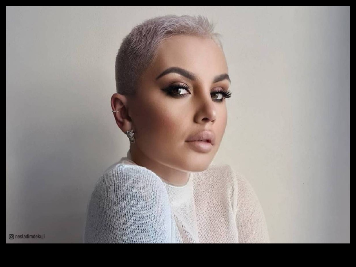 Drosmīgs buzz: izmantojiet īpaši īsu frizūru spēku