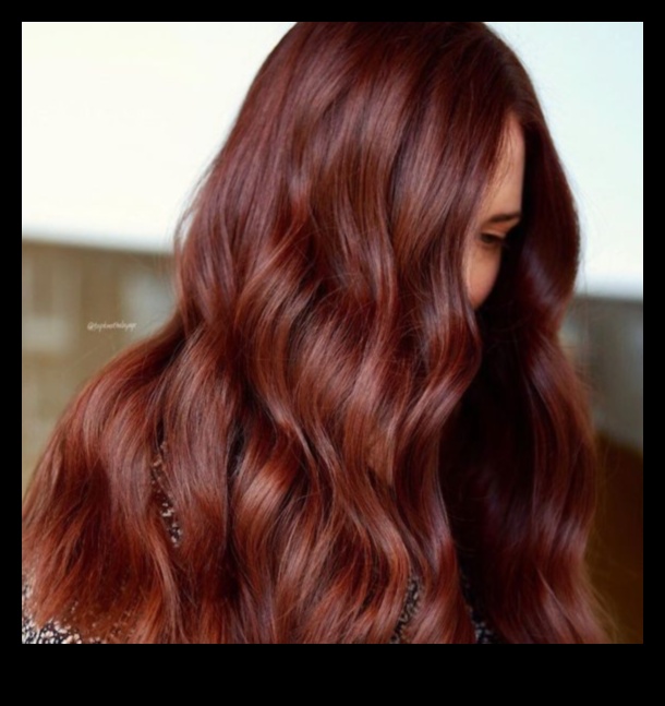 Auburn Essence: personības izpausme, izmantojot kastaņbrūnas frizūras