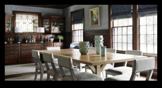 Kā es varu panākt pilsētas lauku mājas izskatu savā ēdamistabā, izmantojot lauku mājas dekoru idejas?