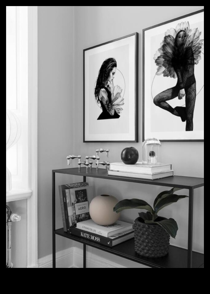 Melnbalts dekors mūžīgai elegancei