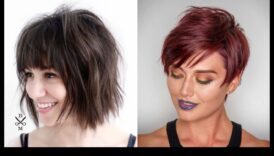 Edgy Elegance Turpinājums: Šūpojošs īsi matu griezumi ar attieksmi