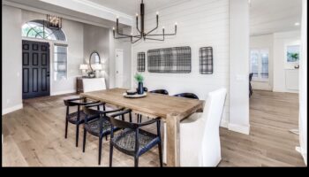 Kā noformēt Urban Farmhouse ēdamistabu ar lauku mājas dekoru idejām?