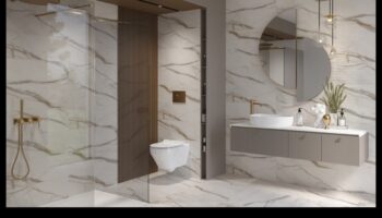 Kā es varu izmantot marmoru mūsdienu vannas istabas dizainā, lai iegūtu greznu izskatu?